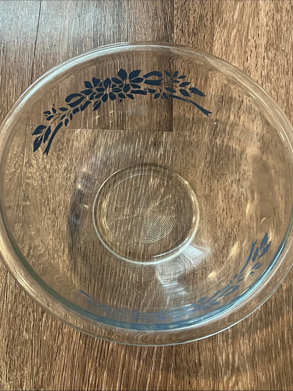 Vintage Pyrex Blue Ribbon 325 glass mixing bowl